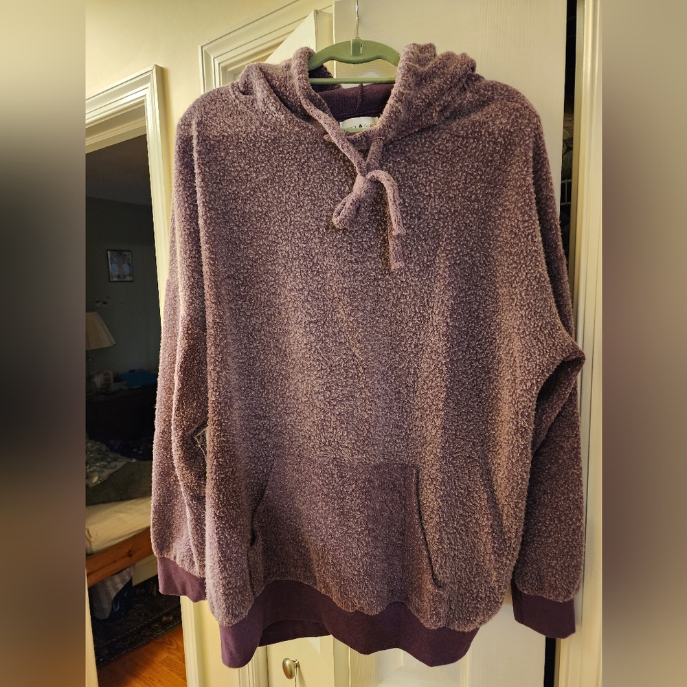 Soft Serve Purple Fleece with Kangaroo Pocket